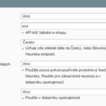 backend heureka ověřeno zákazníky